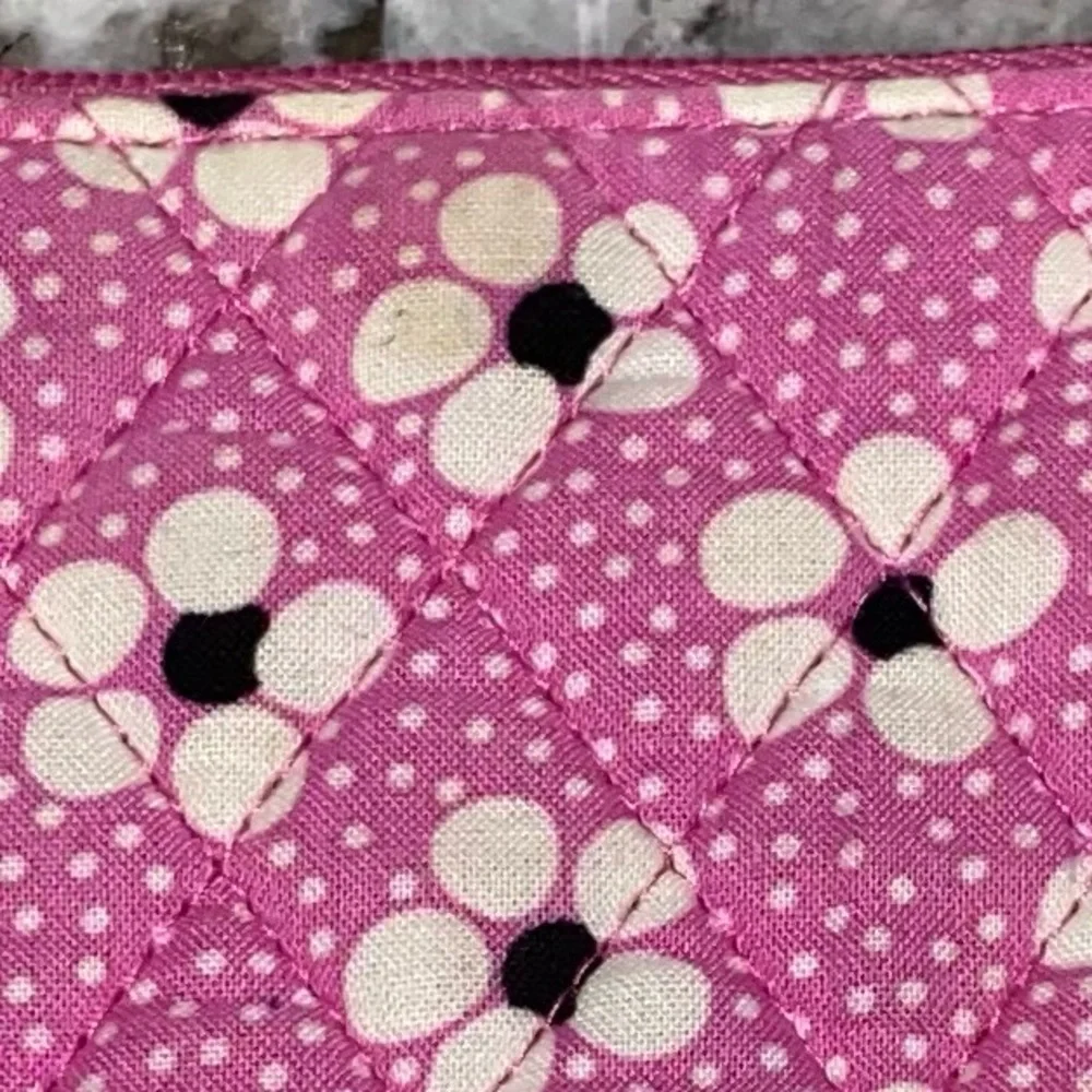 🎓 Vera Bradley Pink‎ & Floral Small Zippered Bag